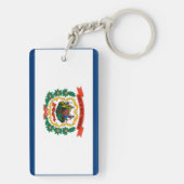 Porte-clés Virginie-Occidentale (Dos)