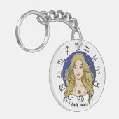 Porte-clés Virgo Capricorn Acrylic Keychain (Devant gauche)