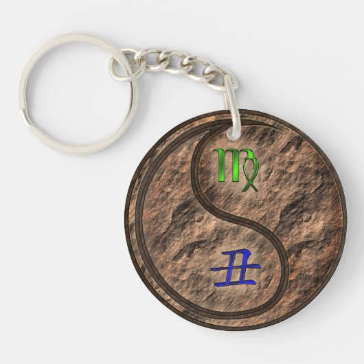 Porte-clés Virgo & Earth Ox (Devant)