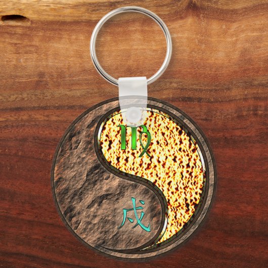 Porte-clés Virgo & Fire Dog (Recto)