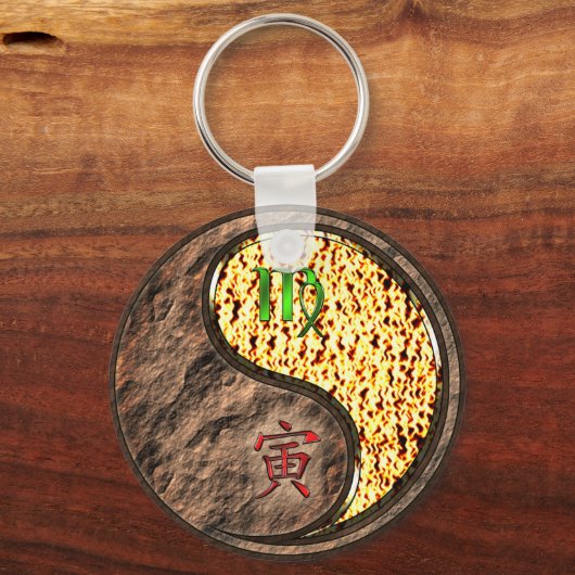 Porte-clés Virgo & Fire Tiger (Recto)