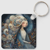 Porte-clés Virgo Maiden Zodiac Astrology Mystical Birthday (Dos)