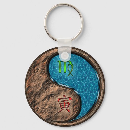 Porte-clés Virgo & Water Tiger (Recto)