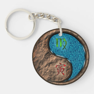 Porte-clés Virgo & Water Tiger