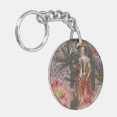 Porte-clés Virgo Woman Portrait Antique Coloré Riche (Devant gauche)