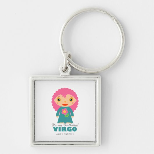 Porte-clés Virgo Zodiac pour enfants (Devant)