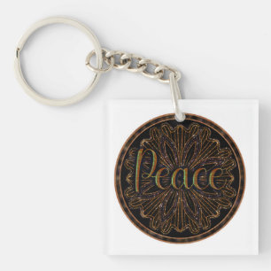 Porte-clés Virtue Peace Mandala