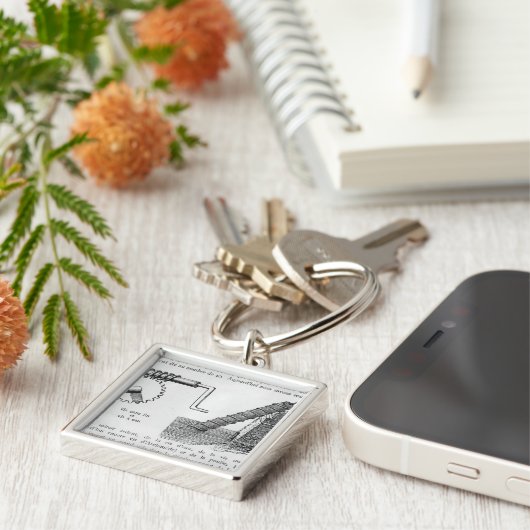 Porte-clés Vis d'Archimède (Côté)