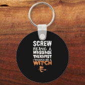 Porte-clés Vis En Massage Thérapiste Wana Witch Halloween (Recto)