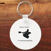 Porte-clés Vis, travail...aller faire du kayak (Recto)