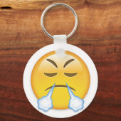 Porte-clés Visage Avec L'Apparence De Triomphe Emoji (Recto)