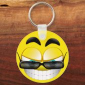 PORTE-CLÉS VISAGE AVEC PARASOLS (Recto)