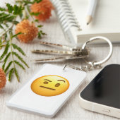 Porte-clés Visage avec un sourcil levé - Emoji (Devant droit)