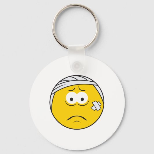 Porte-clés Visage de Boo Boo blessé (Recto)