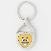 Porte-clés Visage de broyage avec yeux ouverts (Devant)