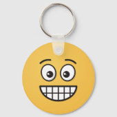Porte-clés Visage de broyage avec yeux ouverts (Recto)