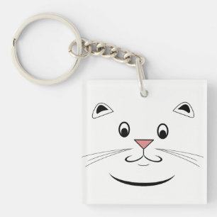 Porte-clés Visage de chat Kitty