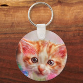 Porte-clés visage de chaton mignon (Recto)