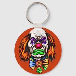 Porte-clés Visage de clown malin