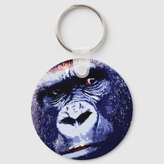 Porte-clés Visage de Gorilla (Recto)