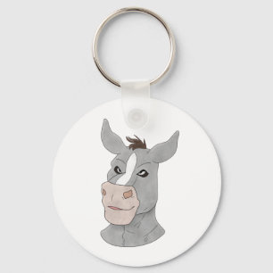 Porte-clés Visage de l'âne anthro