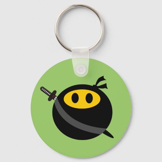 Porte-clés visage de Ninja (Recto)