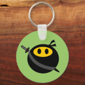 Porte-clés visage de Ninja (Recto)
