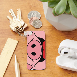 Porte-clés Visage de porc