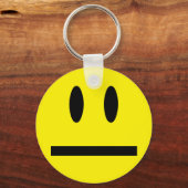 Porte-clés Visage de sourire vide (Verso)