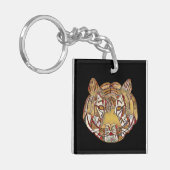 Porte-clés visage de tigre (Devant gauche)