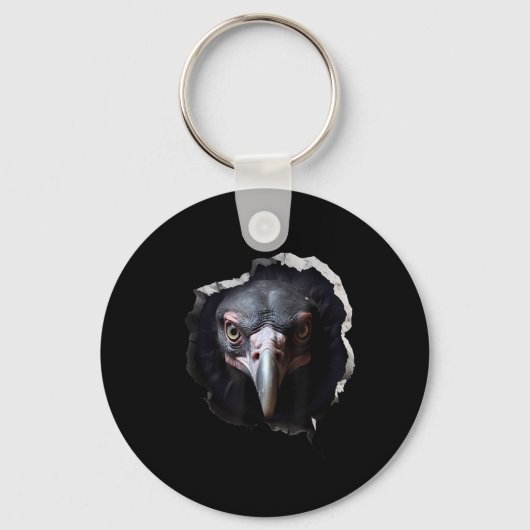 Porte-clés Visage de Vautour (Recto)