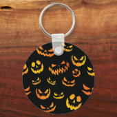 Porte-clés Visage du Citrouille Jack-o'-lantern (Verso)