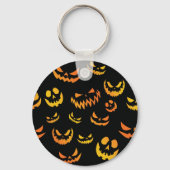 Porte-clés Visage du Citrouille Jack-o'-lantern (Verso)