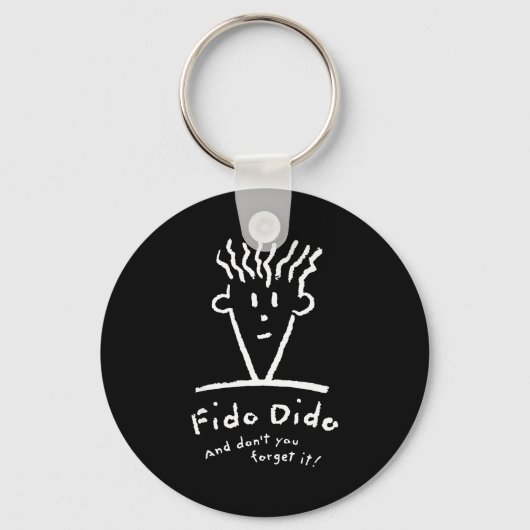 Porte-clés Visage Fido Dido N'oublie pas (Recto)