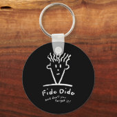 Porte-clés Visage Fido Dido N'oublie pas (Recto)