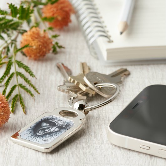 Porte-clés Visage hurlant (Côté )