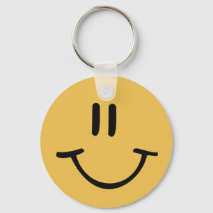 Porte-clés Visage Jaune