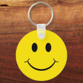 Porte-clés Visage Jaune Jaune Classique des années 70 (Recto)