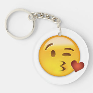 Porte-clés Visage jetant un baiser Emoji