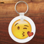 Porte-clés Visage Jeter Un Baiser Emoji (Recto)