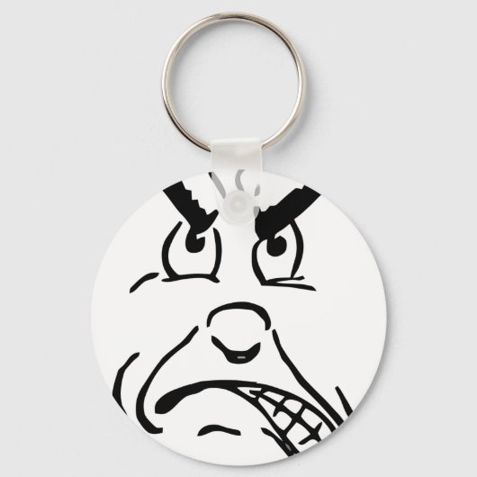 Porte-clés Visage Laid (Recto)