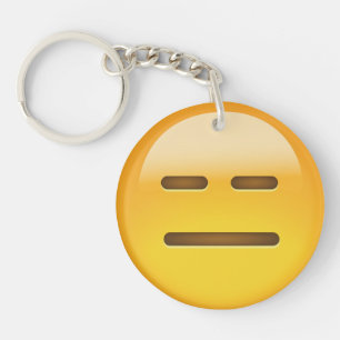 Porte-clés Visage sans expression Emoji