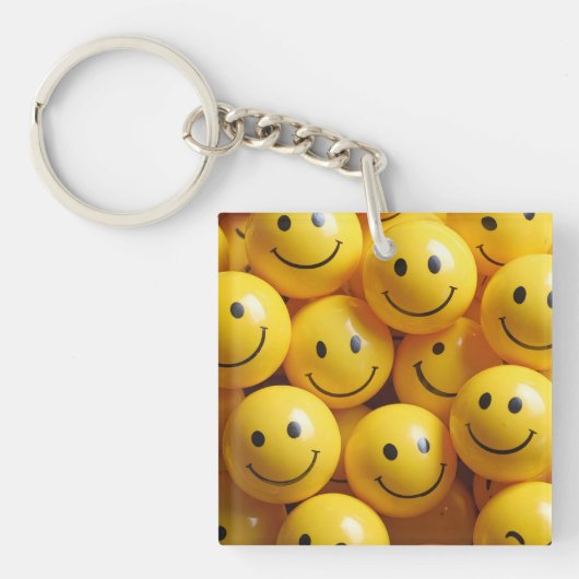 Porte-clés visage souriant (Devant)