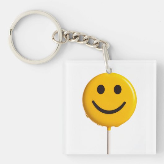 Porte-clés visage souriant (Devant)