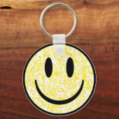 Porte-clés Visage souriant éclaboussé (Verso)