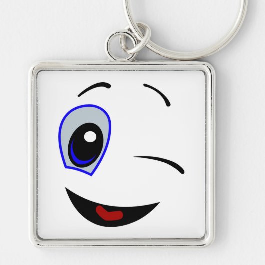 PORTE-CLÉS VISAGE SOURIRE (Devant)
