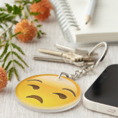 Porte-clés Visage Unamused Emoji (Devant droit)