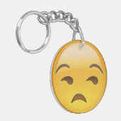 Porte-clés Visage Unamused Emoji (Devant gauche)