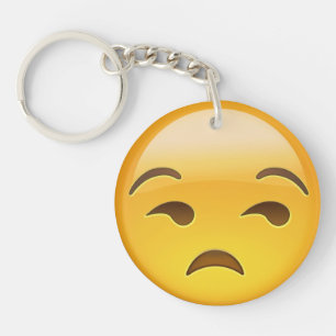 Porte-clés Visage Unamused Emoji