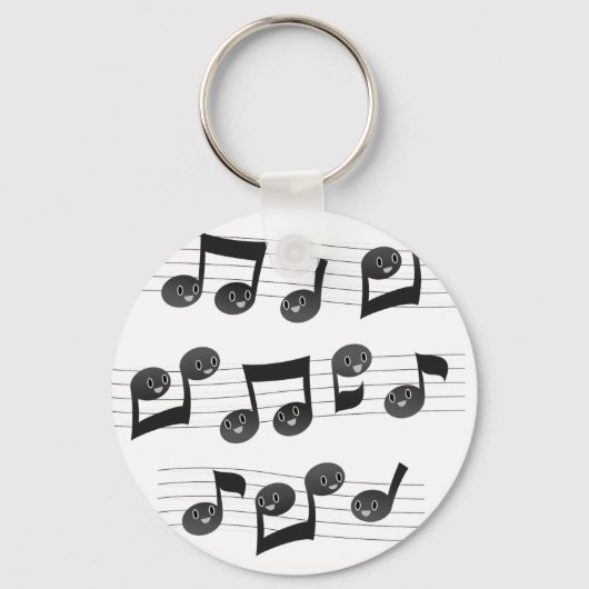 Porte-clés Visages musicaux (Recto)